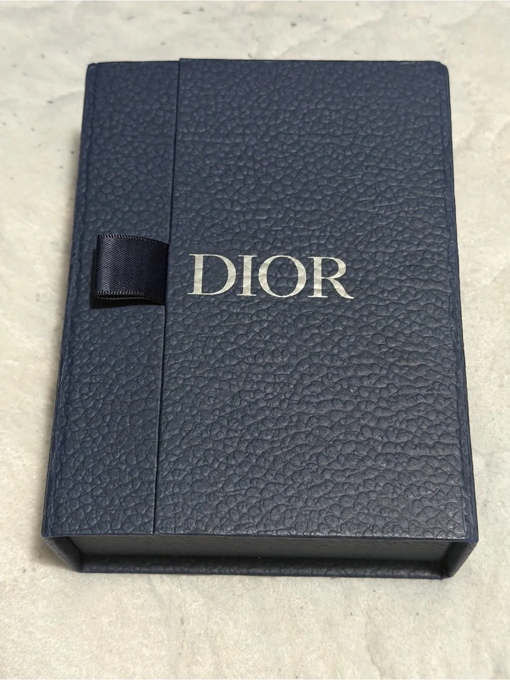 Christian Dior Trotter Bifold Trotter Wallet — Navy